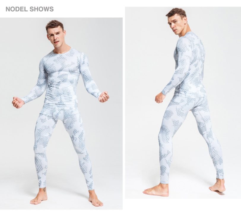 Men's Thermal Underwear For Men Male Thermo Camouflage Clothes Long Johns Set Tights Winter Compression Underwear Quick Dry - Image 6