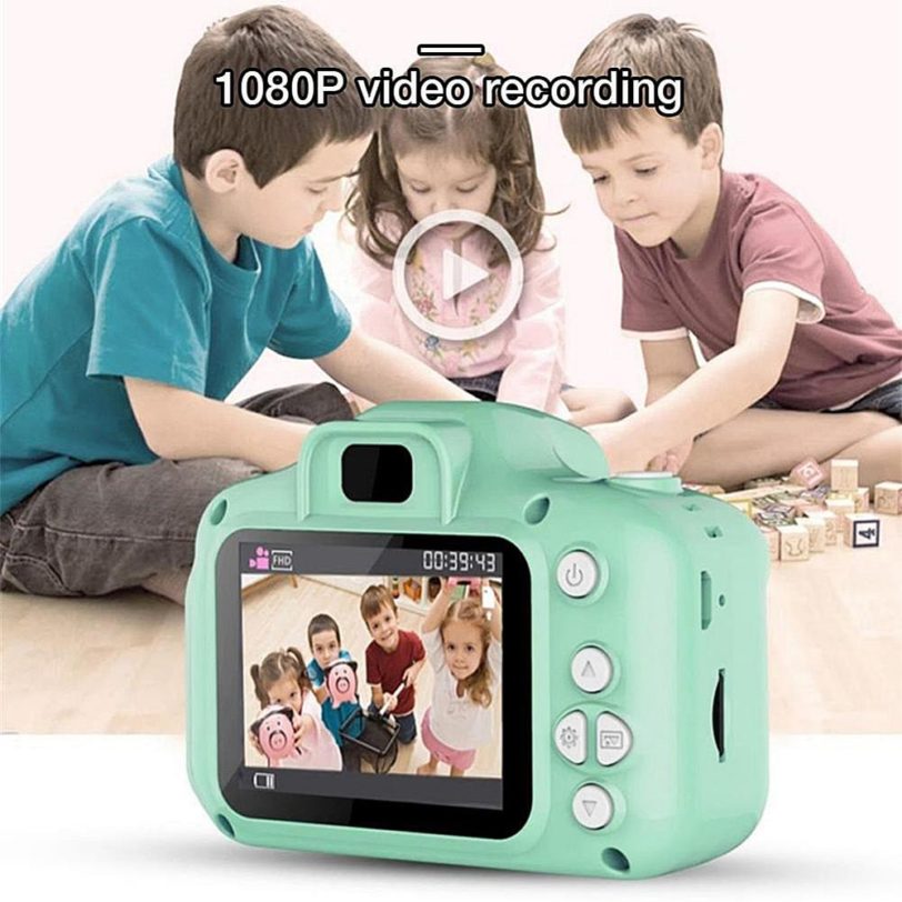 Mini Cartoon Kids Photo Camera 2 Inch HD Screen Children Digital Camera Video Recorder Camcorder Toys For Child Birthday Gift - Image 3