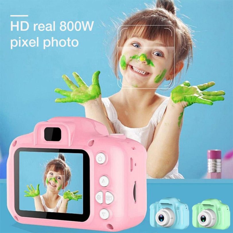 Mini Cartoon Kids Photo Camera 2 Inch HD Screen Children Digital Camera Video Recorder Camcorder Toys For Child Birthday Gift - Image 6