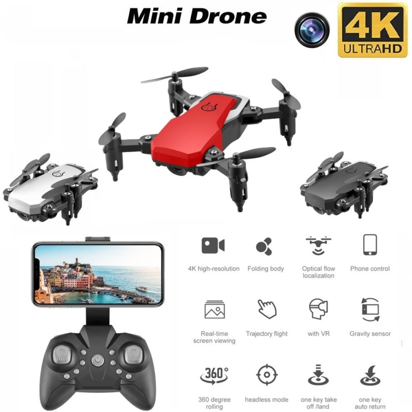 Mini Drone LF606 4K HD Camera Foldable Quadcopter One-Key Return FPV Drones Follow Me RC Helicopter Quadrocopter Kid's Toys - Image 2