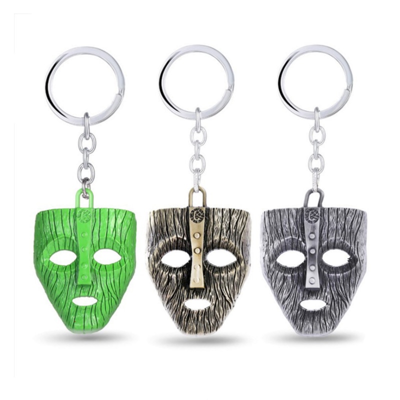 Moive Saw Cosplay Keychain Halloween Jewelry The Mask Key Rings Fancy Dress Key Buckles Men Key