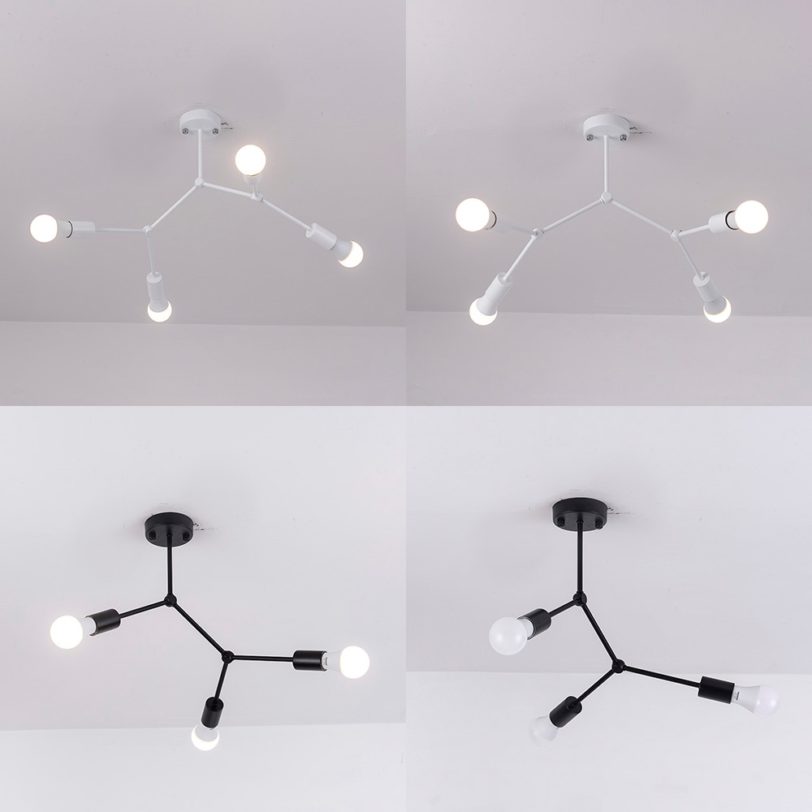 Molecule Led Ceiling Chandelier Lighting Home Illumination Ceiling Lamp Bedroom Pendant Chandeliers Creative Home Light Fixture - Image 2