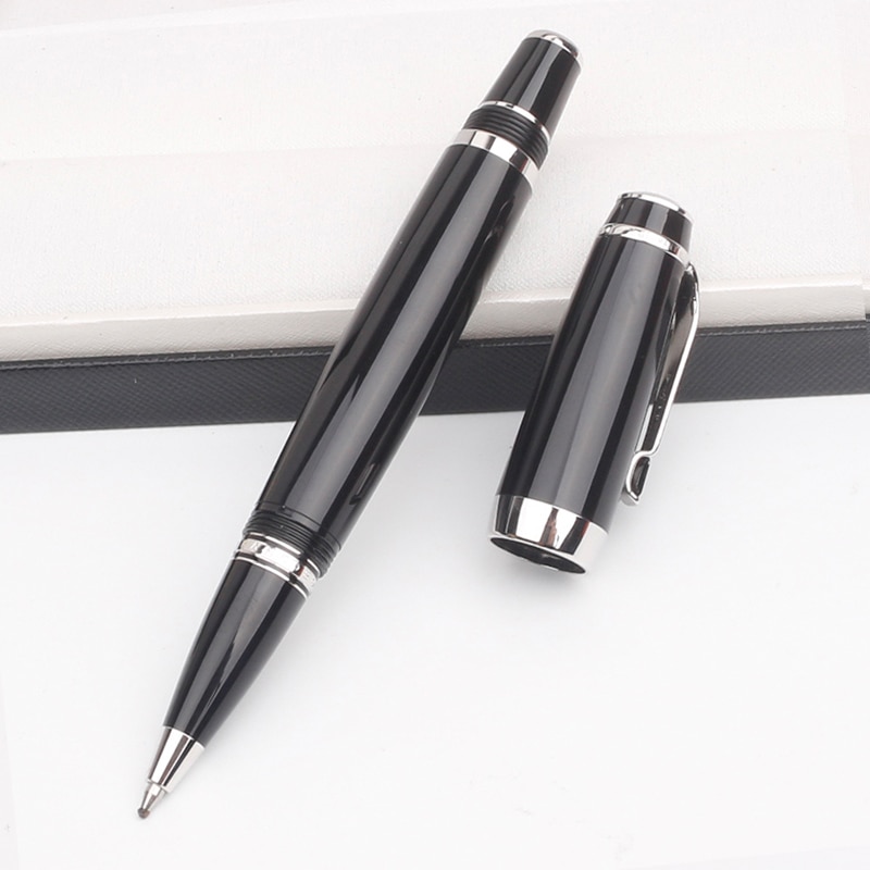 Mon MB Fountain Pen Blanc Resin Bohemia Series Roller Ball Pen Gel Ink Office Stationery