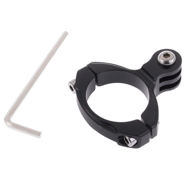 Motorcycle Handlebar Clip Holder Bicycle Bike Seatpost Clamp Aluminum Mount for Gopro Hero 8/7/6/5 H9 Action Camera Accessories - Image 2