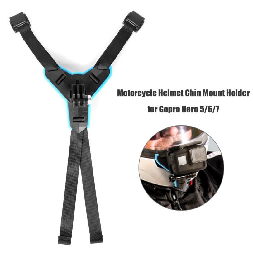 Motorcycle Helmet Chin Stand Mount Holder for GoPro Hero 8 7 6 5 Xiaomi Yi Action Sports Camera Full Face Holder Bracket - Image 4