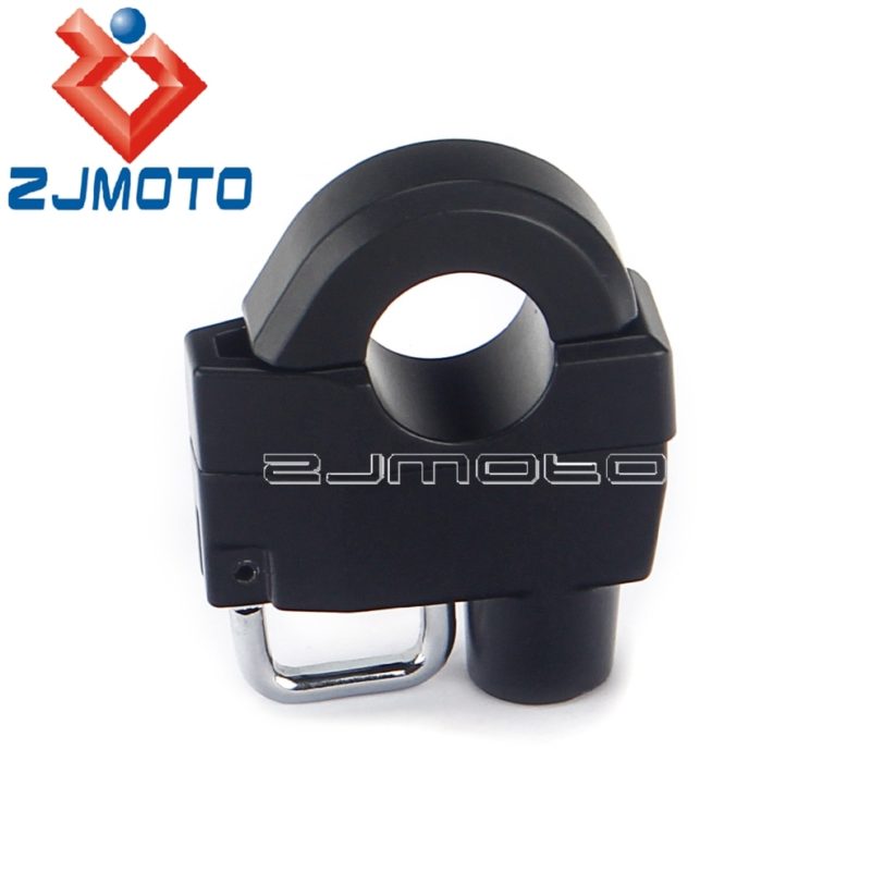 Motorcycle Scooter Helmet Lock Aluminum CNC Anti-theft Security Bicycle Key Locking For 1'' 25mm Handlebar/Frame Tube Dirt Bike - Image 6