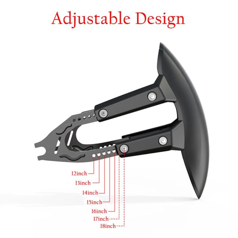 Motorcycle Universal Rear Wheel Cover Fender Splash Guard Mudguard Bracket Rear Fender Mud Guard - Image 2