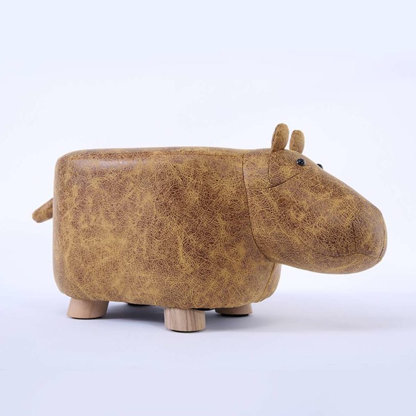 NEW Animal Shape Sofa Ottoman Shoe Stool Pouf Chair Bean Bag Kid Toys Footstool Solid Wood Nordic Home Deco Furniture - Image 2