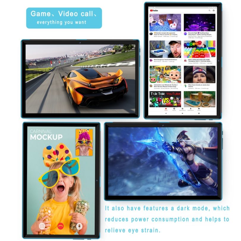 New 10.1 Inch Tablet Pc Google Play Android 9.0 Octa Core 4G Phone Call CE Brand Tablets WiFi Bluetooth GPS Android 10 Inch Tab - Image 5