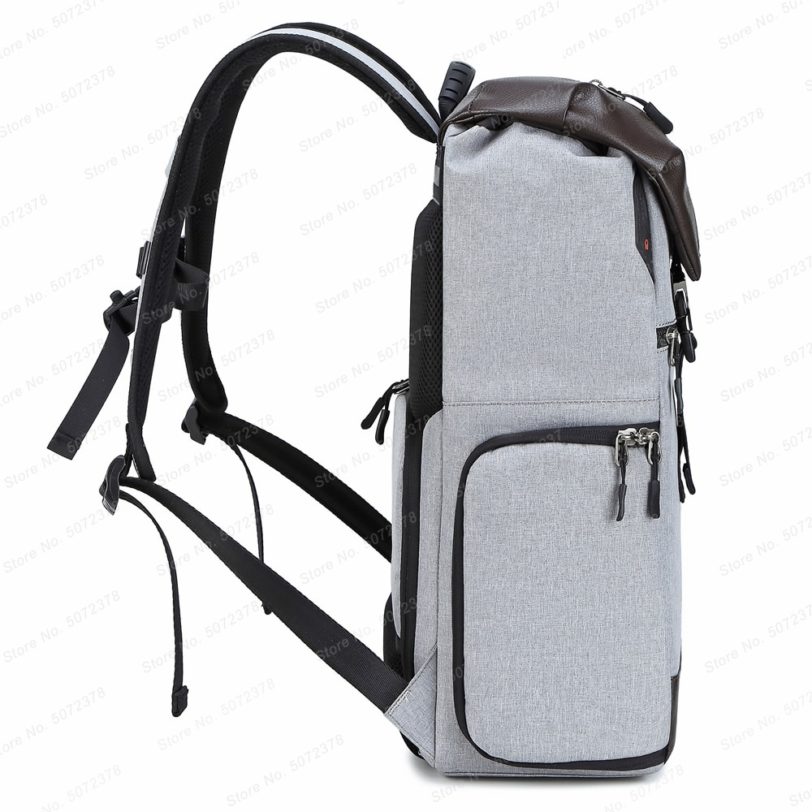 New Arrived DSLR Waterproof Camera Backpack Large Capacity Anti-theft Photography Bag for Canon Nikon Sony w/ Reflector Stripe - Image 5