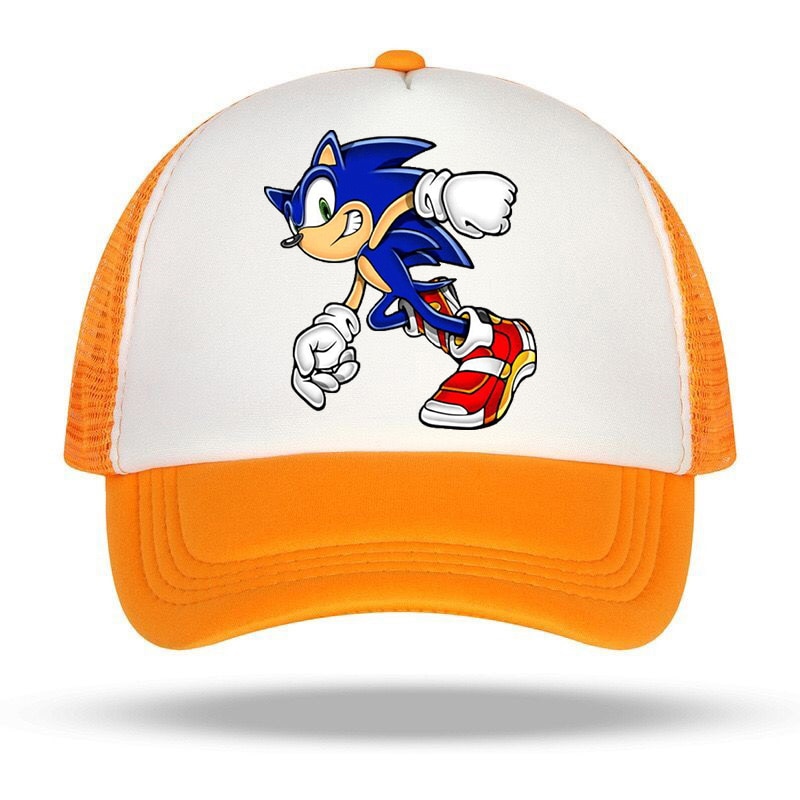 New Children s Sonic Kid Baseball Cap for Girls Boy Hats Sunscreen Baby Hat Hip Hop