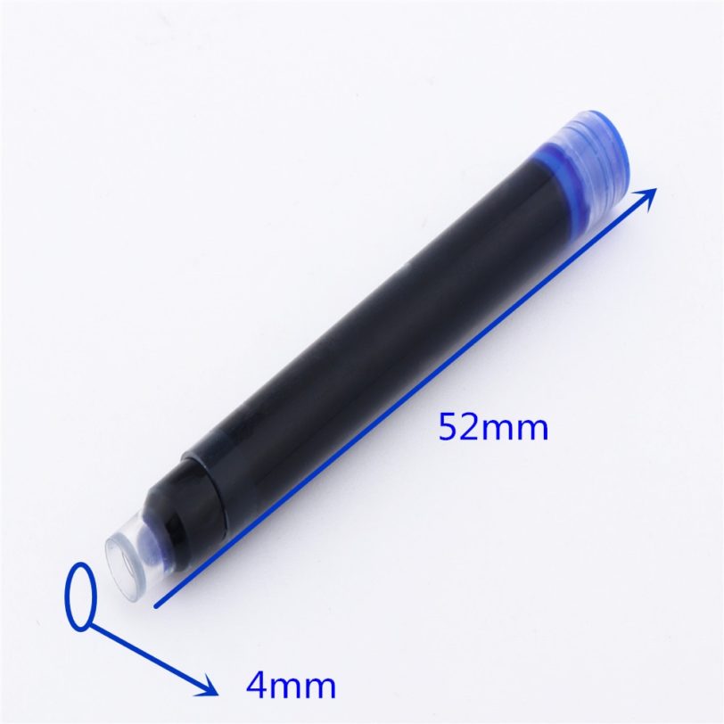 New High Quality 5pcs Blue Black Color Ink Supplies Fountain Pen Refill Cartridge Office School Student Stationery Bottle - Image 2