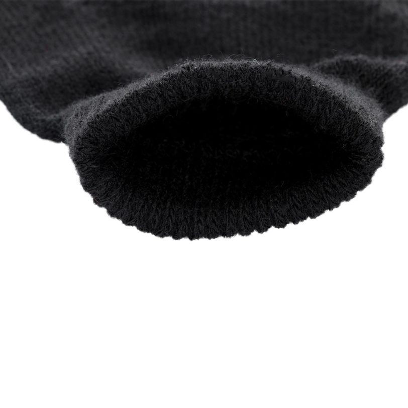 New Men Black Knitted Fingerless Gloves Autumn Winter Outdoor Stretch Elastic Warm Half Finger Cycling Gloves - Image 6