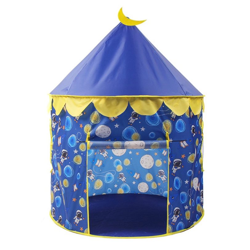 New Space Creative Spaceship Game Tent Tipi Kids Play House Wigwam Portable Foldable Folding Tent for Indoor and Outdoor Use - Image 2