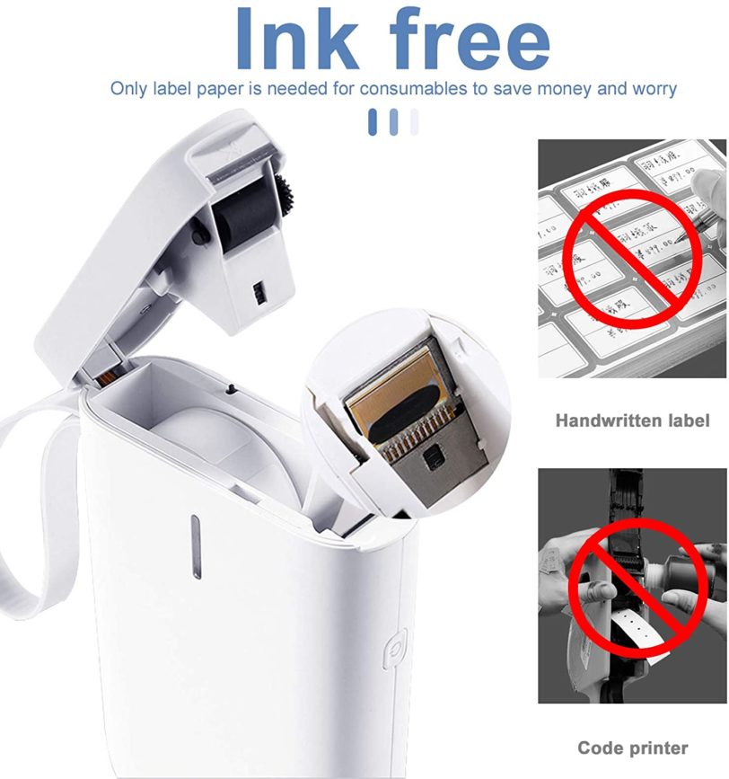 Niimbot D11 Mini Portable Thermal Label Printer Pocket Tape Sticker Label Maker For Mobile Android iOS Phone - Image 4