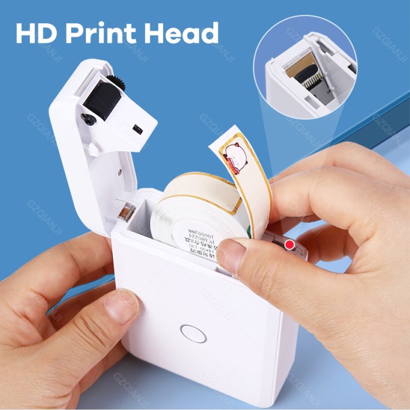 Niimbot D110 Mini Portable Thermal Label Printer Paper Roll Hangul Bluetooth Label Printer Sticker Pocket Barcode Printer D11 0 - Image 2