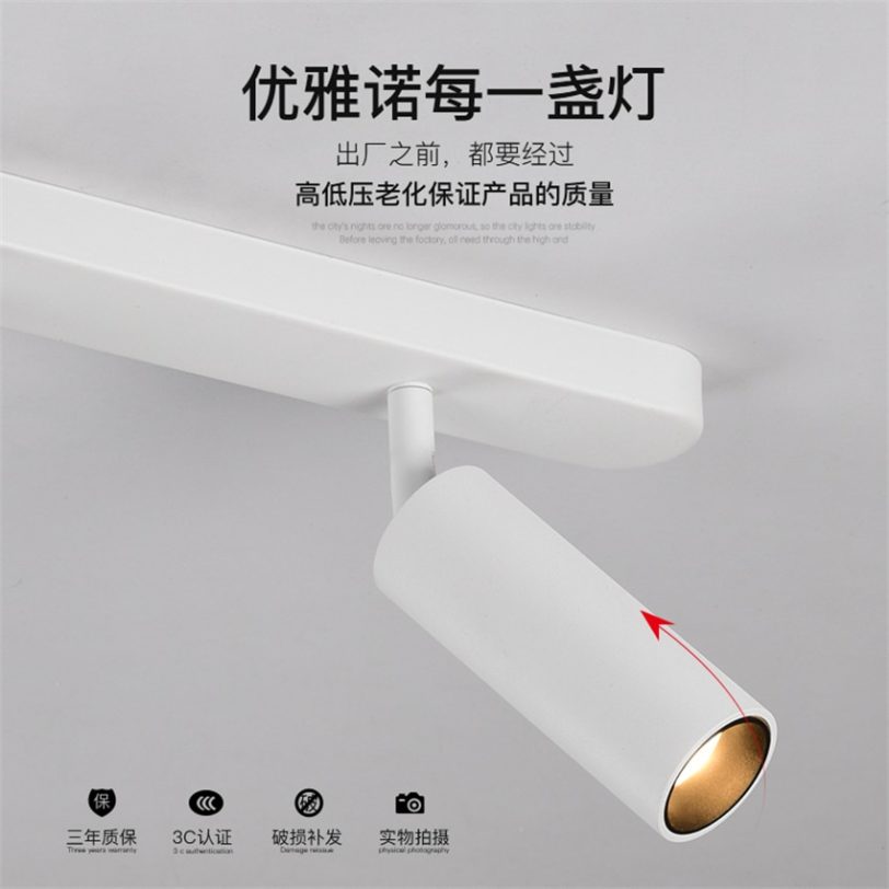 Nordic led long straight bar ceiling lights home downlight living room background wall cloakroom bedroom ceiling 1