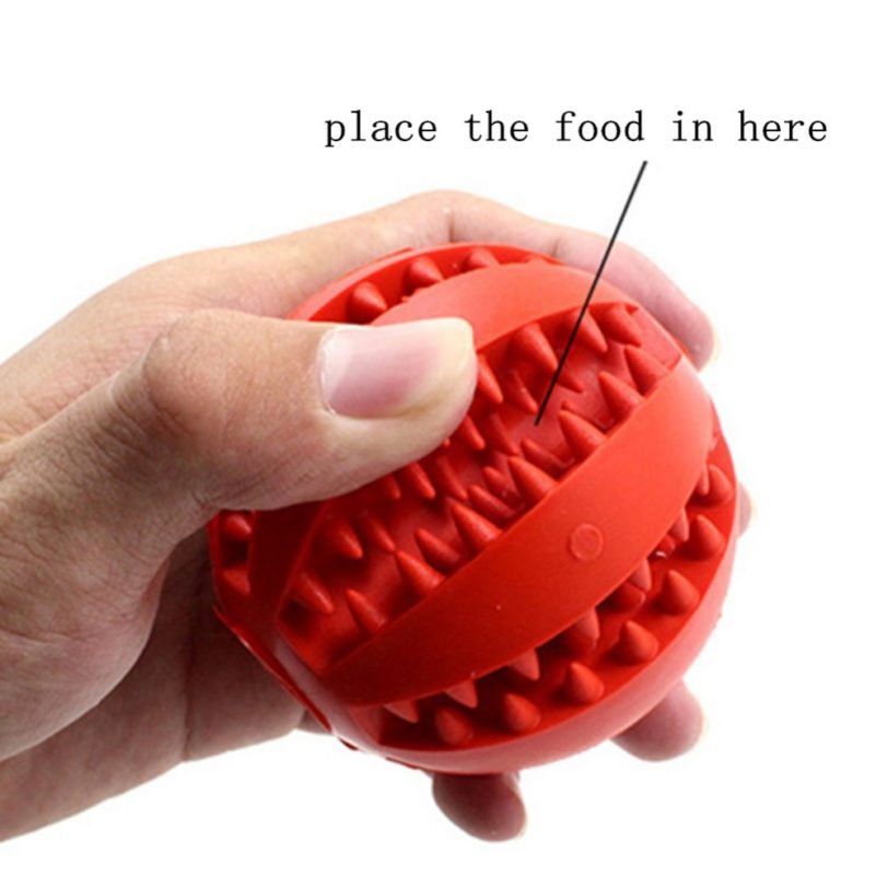 Pet Dog Toy Interactive Rubber Balls Pet Dog Cat Puppy Chew Toys Ball Teeth Chew Toys Tooth Cleaning Balls Food - Image 3