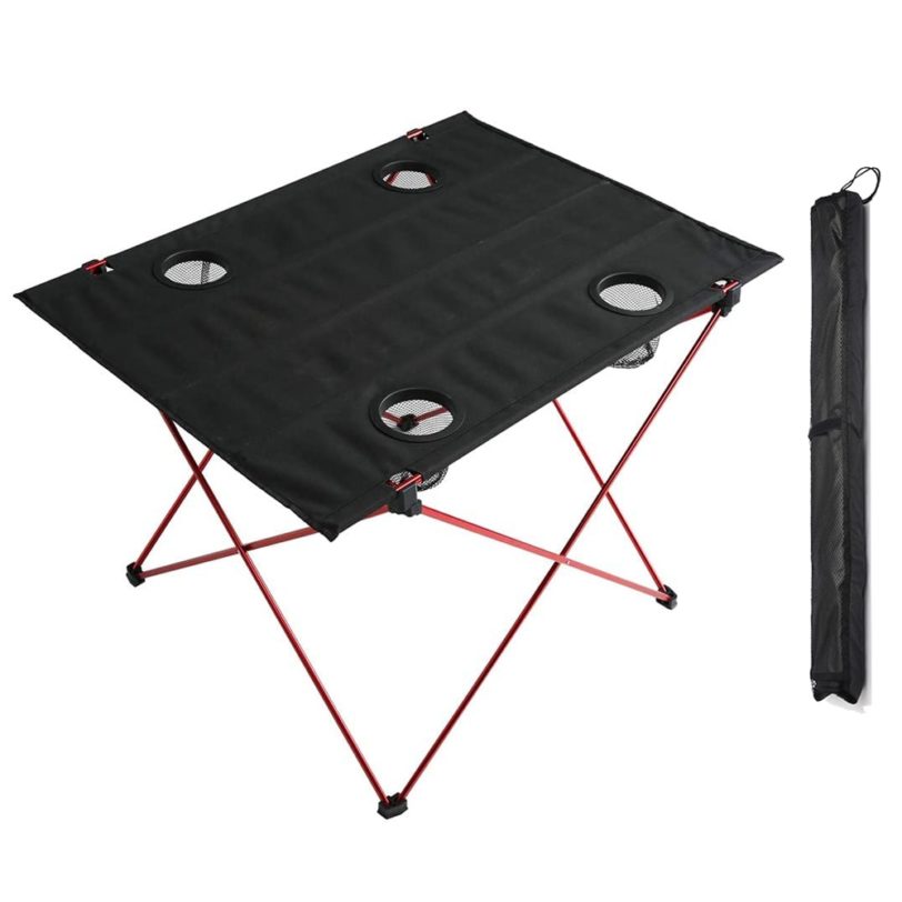 Picnic Camping Table Folding Beach Portable Fishing Tables Outdoor Backpacking Lightweight Roll-Up Desk Garden Furniture - Image 3