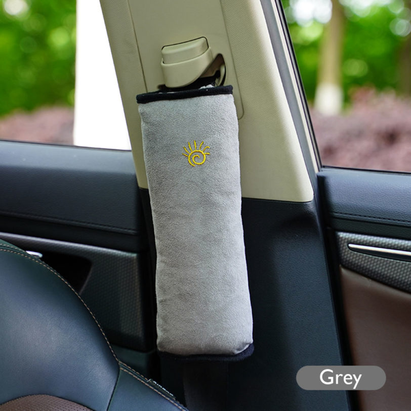 Plush Car Seat Belt Cover Breathable Children Kids Seatbelt Pillow Seat Strap Shoulder Pad Cushion Universal
