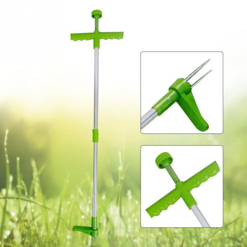 Portable Standing Weeding Artifact Long Handle Garden Hand Weeder Removal Lawn Grass Puller Plant Root Extractor Gardening Tools - Image 5