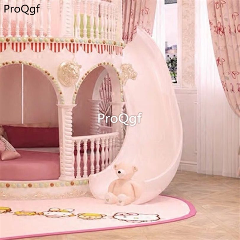 Prodgf 1Pcs A Set Children make you happy Castle Bedroom Bed 2