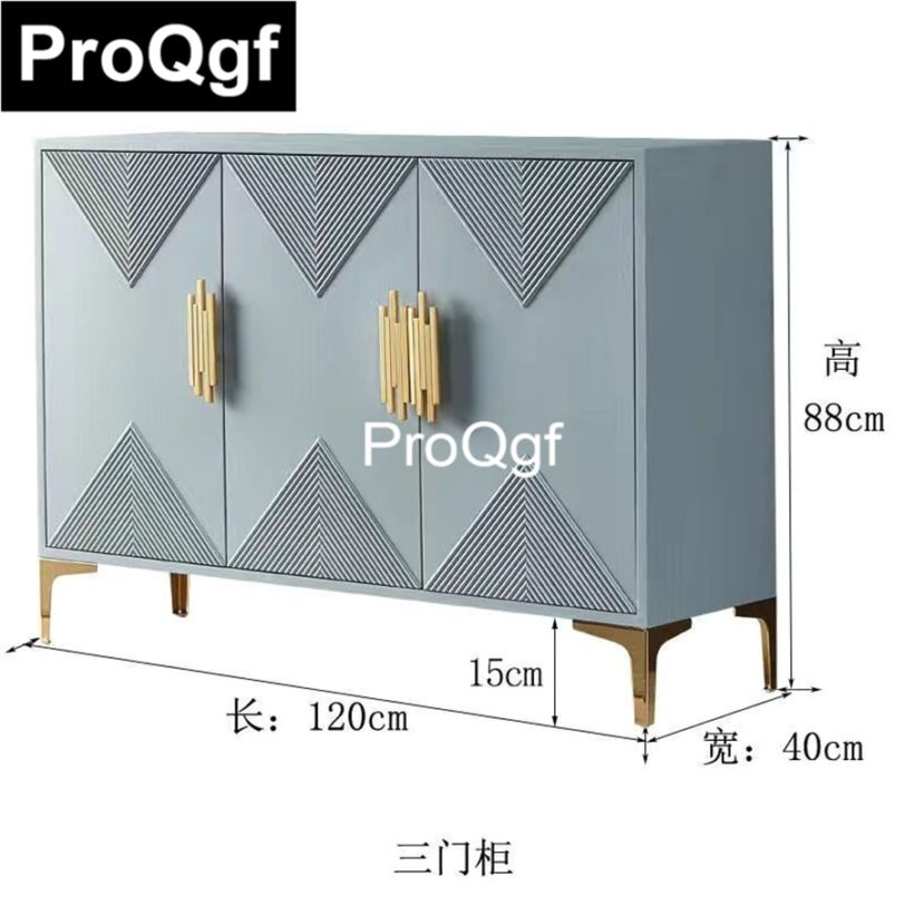 QGF 1Pcs A Set Prodgf three door Sideboard Kitchen Cabinet