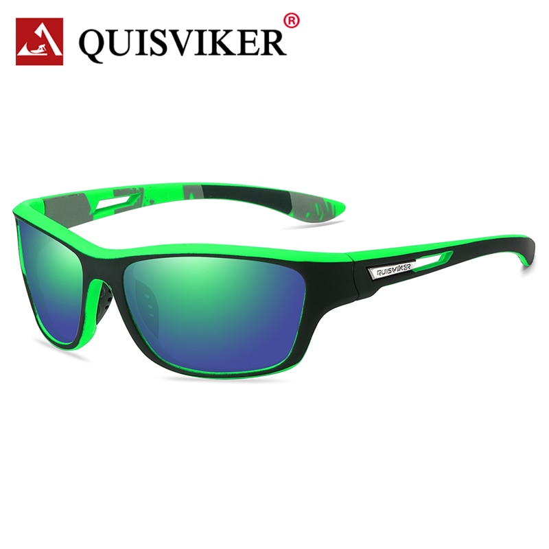 QUISVIKER BRAND Design NEW Sunglasses Men Polarized UV400 Square Goggles Male Sun Glasses Women Female Vintage