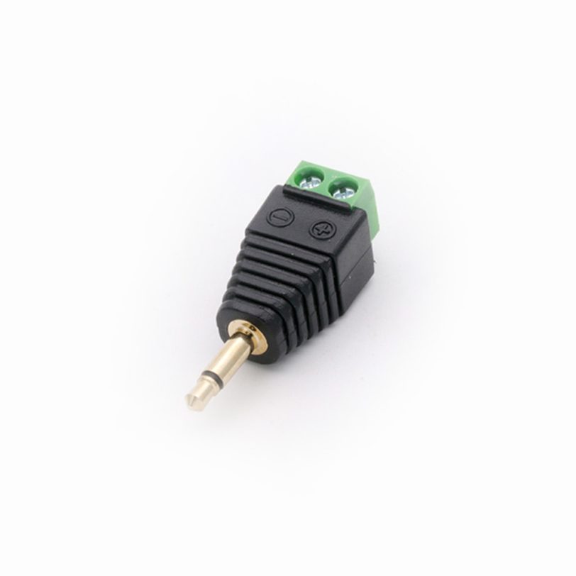 R Connector 1pc Video AV Balun 3.5mm 1/8" MONO male to AV Screw Terminal MONO jack 3.5 mm male 3 pin Terminal Block Plug - Image 5