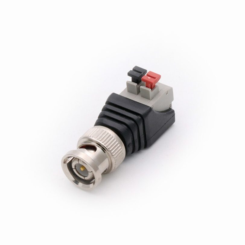 R connector 1pc Terminal Camera CCTV BNC male UTP Video Balun Connector Cable Adapter Plug Pressed connected for CCTV Camera - Image 3