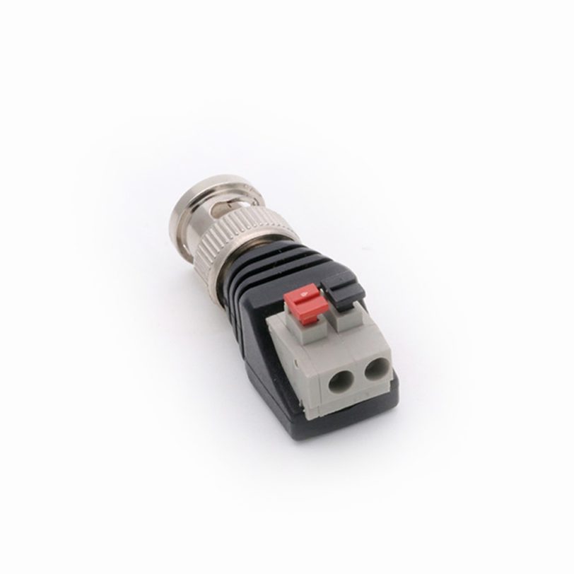 R connector 1pc Terminal Camera CCTV BNC male UTP Video Balun Connector Cable Adapter Plug Pressed connected for CCTV Camera - Image 4