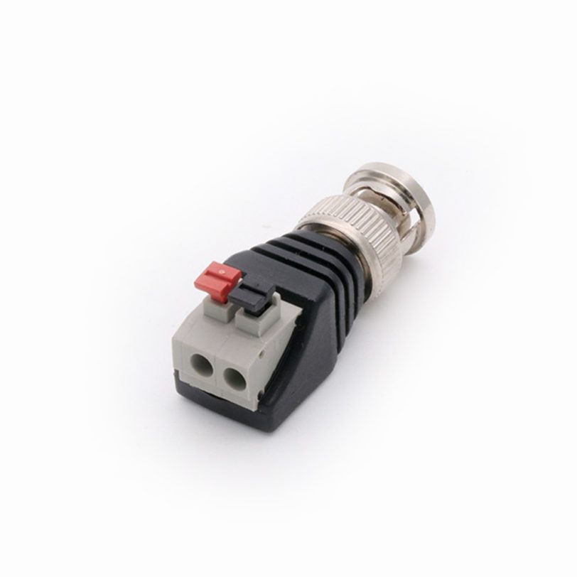 R connector 1pc Terminal Camera CCTV BNC male UTP Video Balun Connector Cable Adapter Plug Pressed connected for CCTV Camera - Image 6