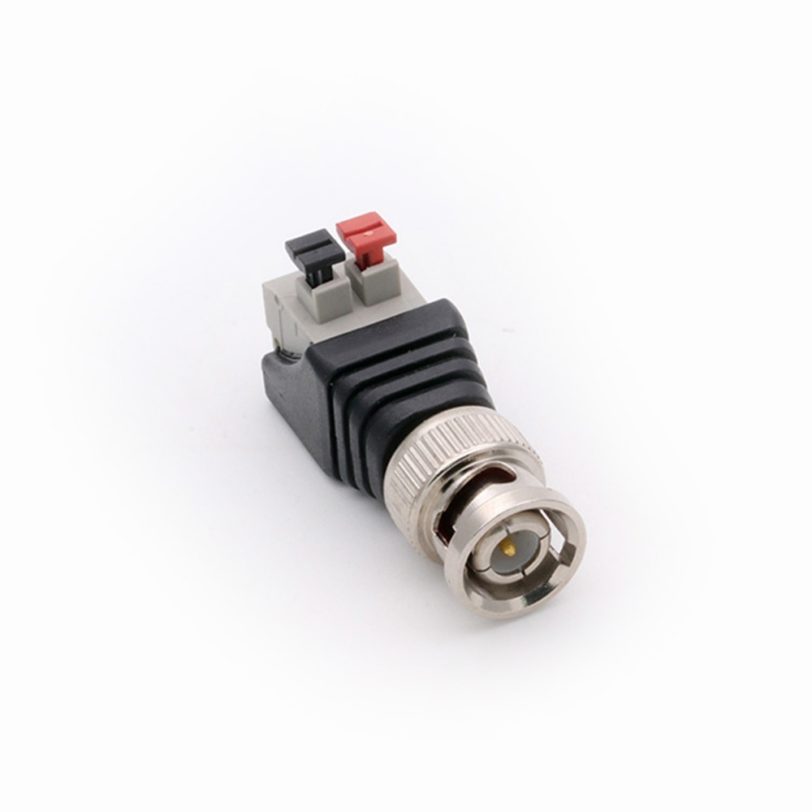 R connector 1pc Terminal Camera CCTV BNC male UTP Video Balun Connector Cable Adapter Plug Pressed connected for CCTV Camera - Image 2