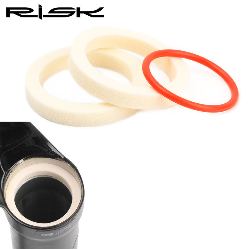 RISK Bicycle Sponge Ring Oil Sealed Foam Bike Front Fork For Fox Rockshox Manitou Sponges And Itinerary 0-ring - Image 2