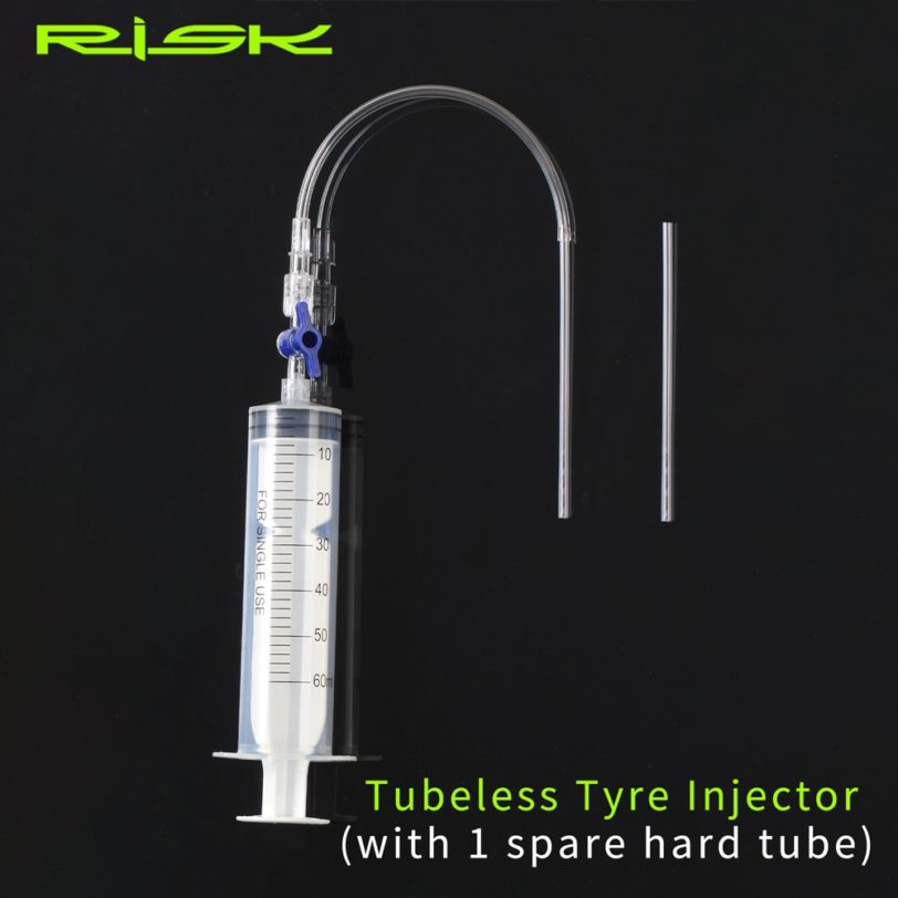 RISK RL225 Cycling Bike Bicycle Tubeless Tyre Sealant Injector Injection Tool Syringe Schrader Presta Valve Core Removal Tool - Image 2