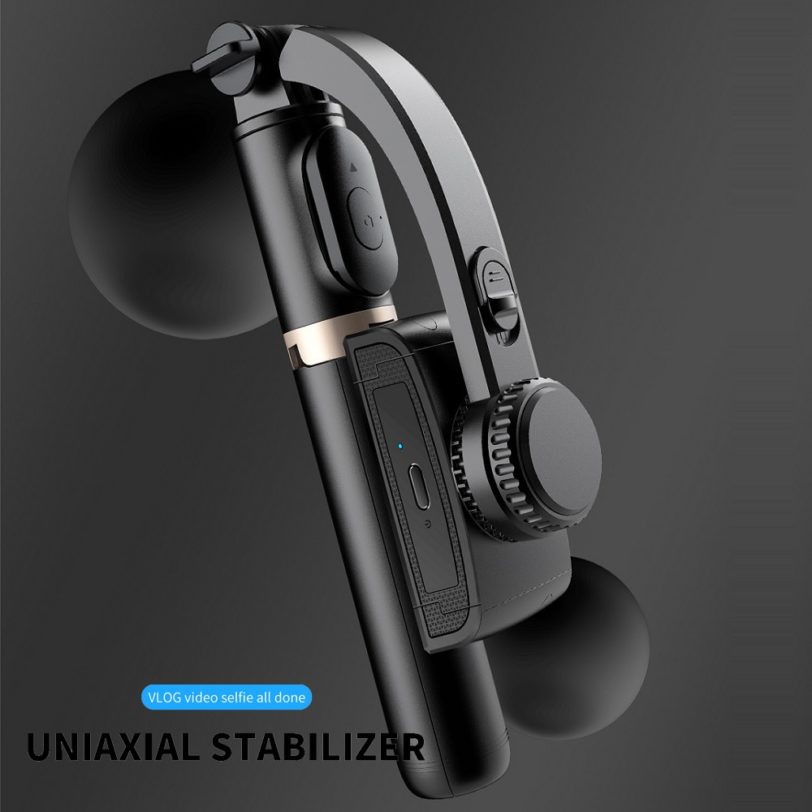 RUZSJ 2021Q08 New Bluetooth handheld gimbal stabilizer selfie stick expandable handheld monopod mini tripod For Android 2