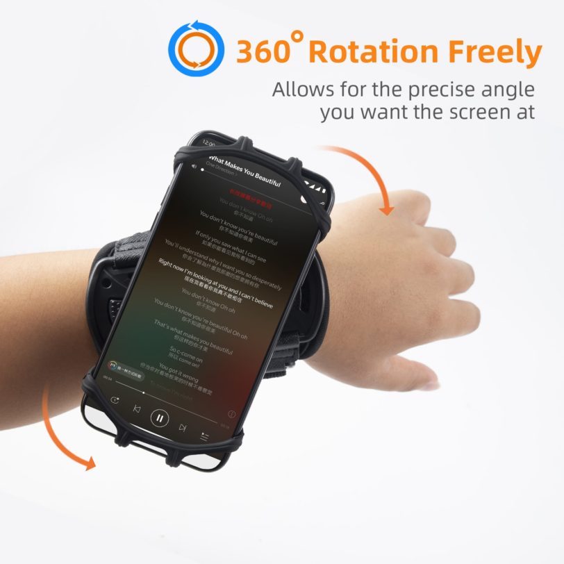 Removable Rotating Sports Phone Wristband Running Wrist Bag Generation Driving Takeaway Navigation Arm Bag Fitness Cycling Trave - Image 2