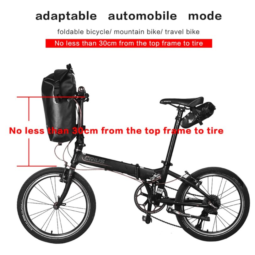 Rhinowalk 20L Bicycle Folding bike handlebar Bag Mountain Bike Waterproof Backpack Cycling Travel pannier RK18990 - Image 6