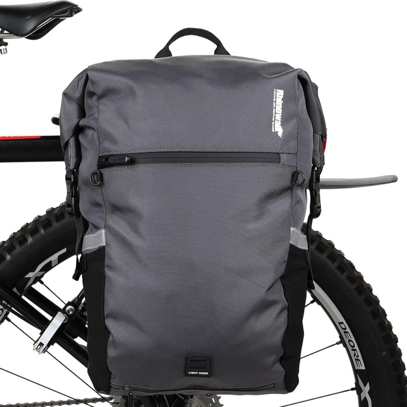 Rhinowalk 24L Cyclimg Bag Multifunctional Bike Pannier Bag Waterproof Bicycle Rear Seat Bag Backpack Motor Bag Luggage Bag - Image 2