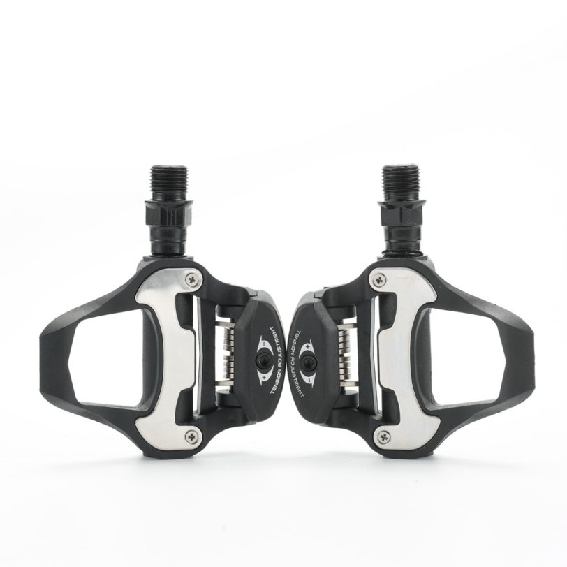 Road Bike Pedals Carbon Fiber with Cleats ZP-110 Compatible with LOOK KEO Self-Locking Bearings Bicycle Accessories - Image 4