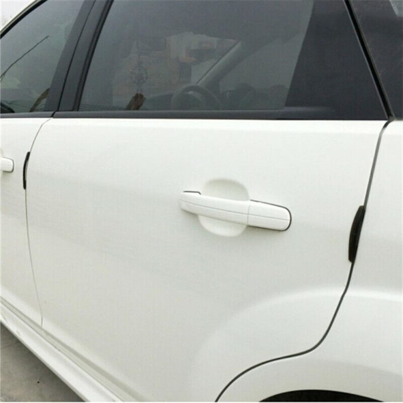 SALE 4pcs Car Sticker Door Edge Guards Trim Molding Protection Strip Scratch Protector Car Crash Barriers Door Guard Collision - Image 2