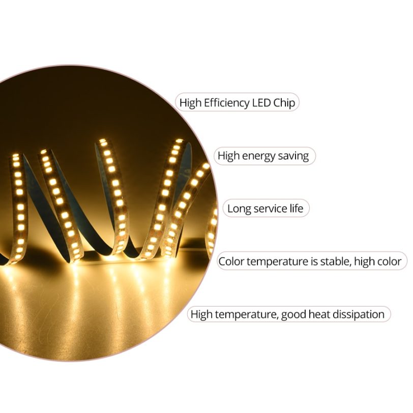 SMD 2835 LED Strip Light Diode Tape DC 12V 24V 5M 120/240LEDs/m High Brightness WHITE WARM WHITE Fita LED Light Strips Flexible - Image 2