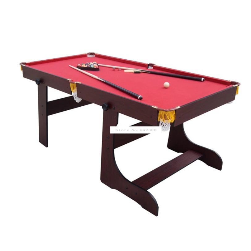 SUB-7236F American Style 6 feet Wood Foldabe Billiard Table With 16pcs Balls 2 Cue Strong Frame and leg Sport Equipment Snooker - Image 2