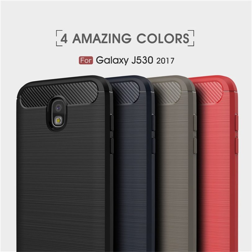 Silicone Case For Samsung Galaxy A5 2017 A3 A7 J3 J5 J7 2017 Cabon Fiber Brush TPU Cover For Samsung A5 A3 A7 J5 J3 J7 2017 Case - Image 6