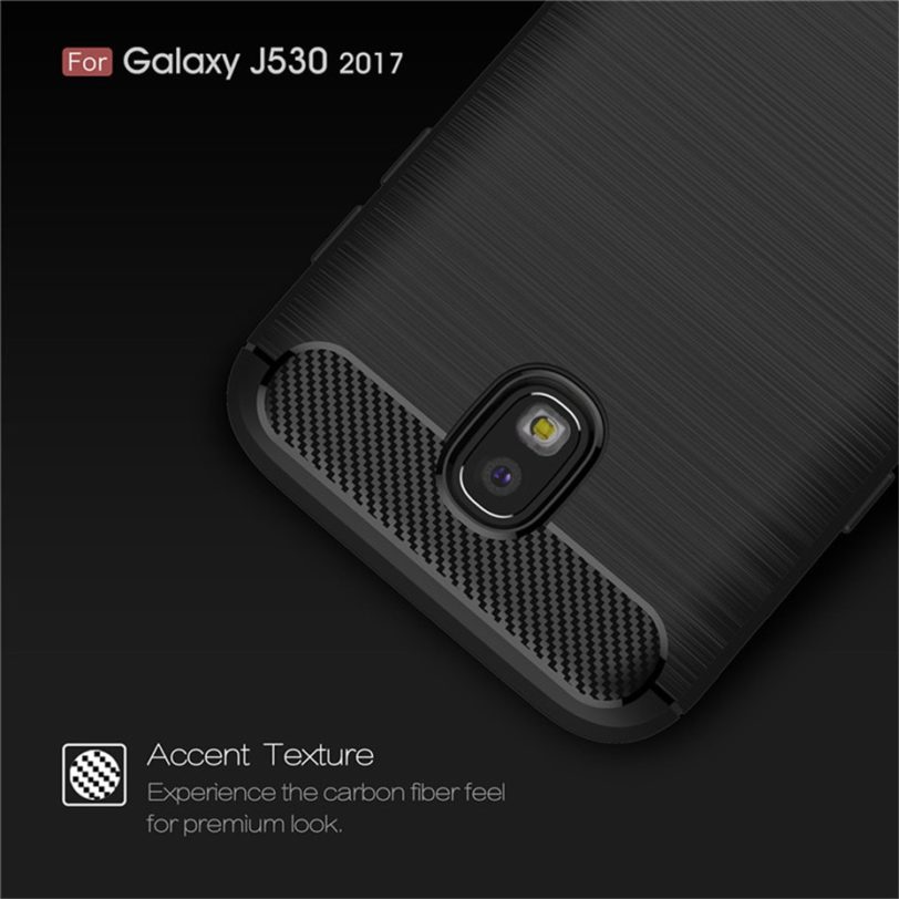 Silicone Case For Samsung Galaxy A5 2017 A3 A7 J3 J5 J7 2017 Cabon Fiber Brush TPU Cover For Samsung A5 A3 A7 J5 J3 J7 2017 Case - Image 2