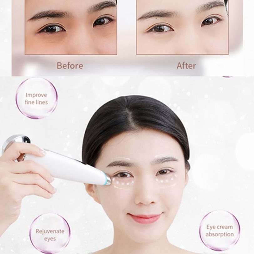 Skin Rejuvenation Face Lifting Wrinkle Removal Face Massager FR Mesotherapy Electroporation Radio Frequency LED Photon Skin Care - Image 2