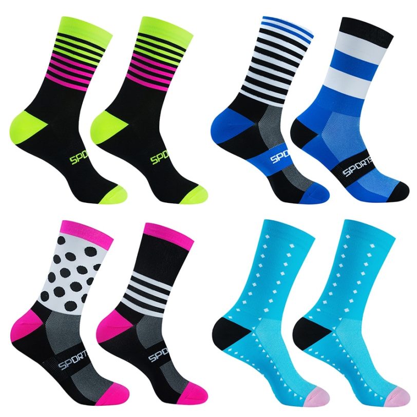 Sport Socks Unisex Cycling Socks Men Outdoor Sports Socks Bike Footwear for Road Bike Socks Running Basketball - Image 2