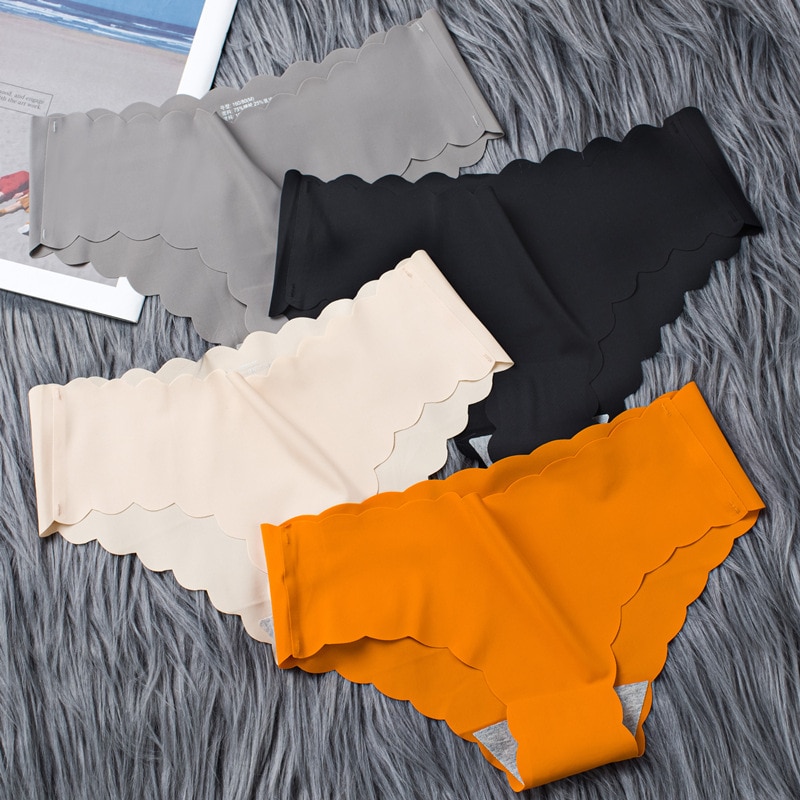 Sports Women s Panties Seamless Briefs Mid Rise Underwear Female Soft Comfortable Silk Briefs Underpants