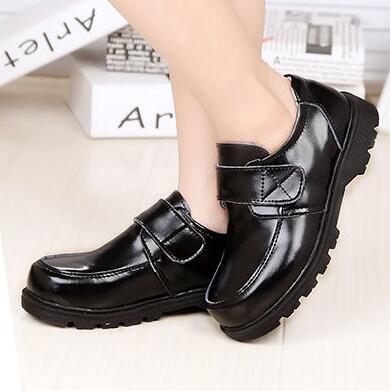 Spring Autumn Fashion Children Dance shoes Flats Genuine leather Kids shoes Baby Boys Girls Hook Loop 2