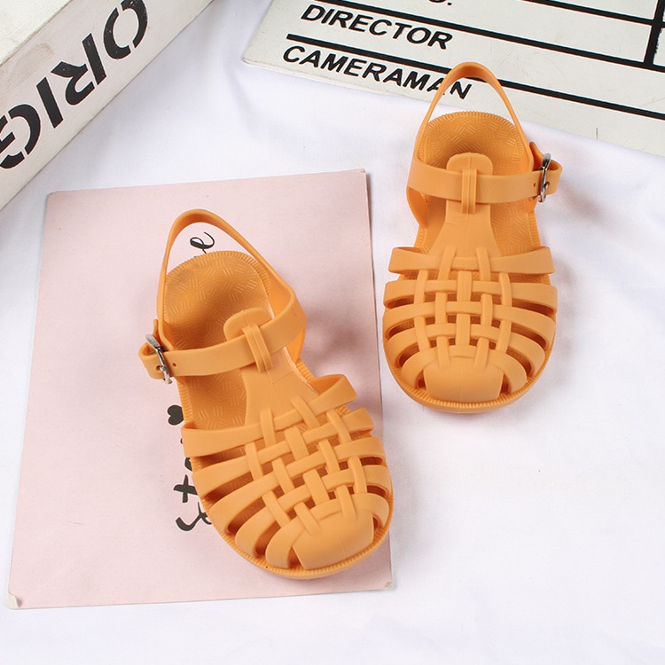 Summer Children Sandals Baby Girls Toddler Soft Non slip Princess Shoes Kids Candy Jelly Beach Shoes 1